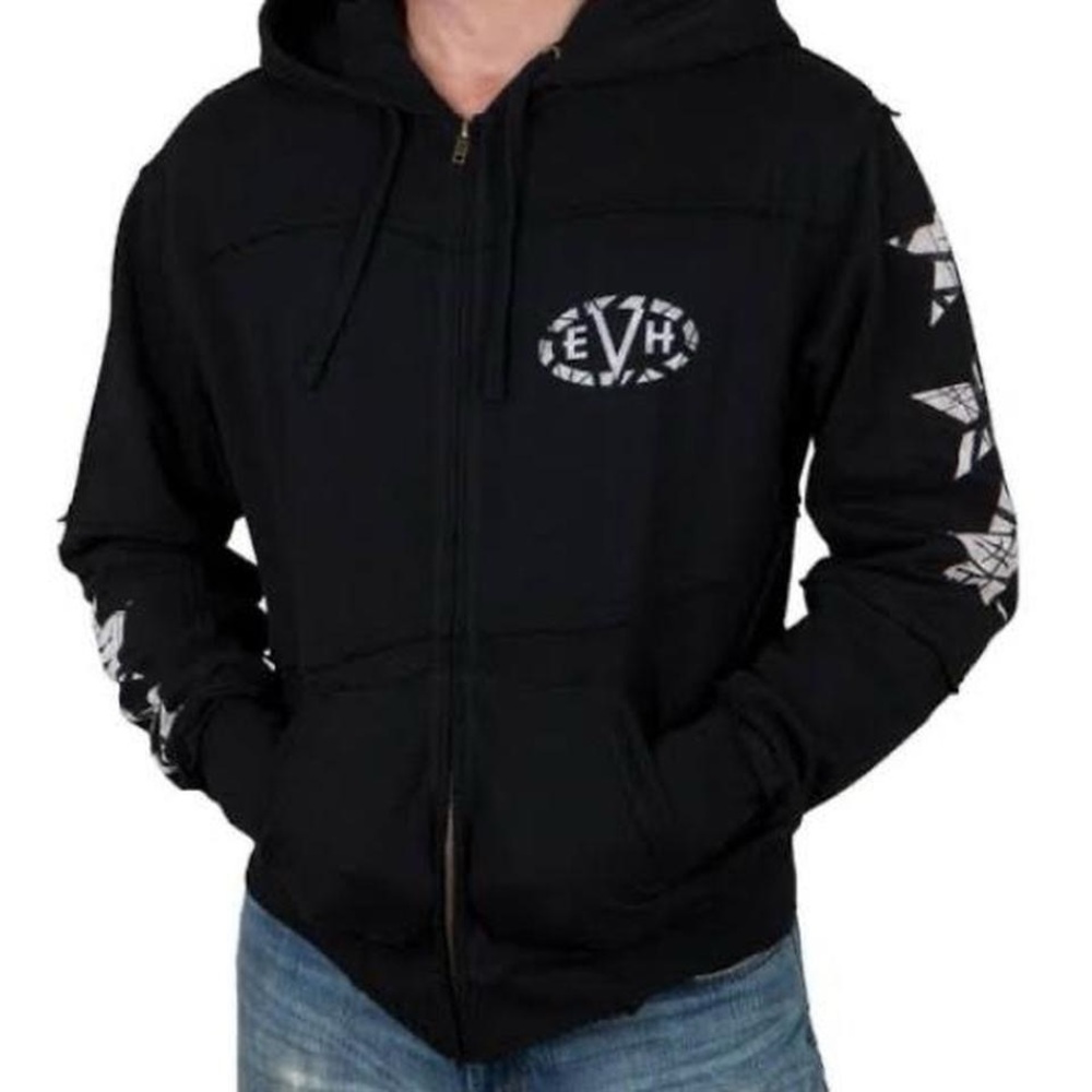 RARE Eddie Van Halen Zip-Up Hoodie